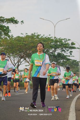 Race photo from BAF LIONS RUN 2024