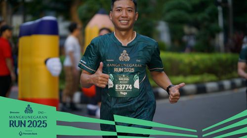 Race photo from Mangkunegaran Run 2025