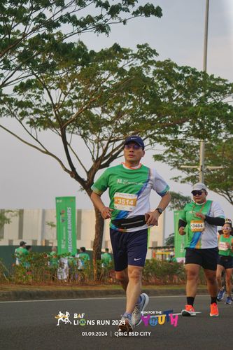 Race photo from BAF LIONS RUN 2024