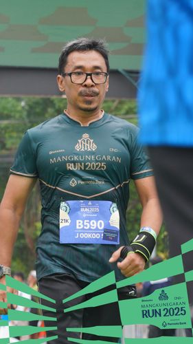 Race photo from Mangkunegaran Run 2025