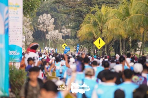 Race photo from Taman Budaya x BOGORUN 2025
