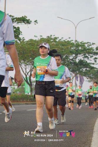 Race photo from BAF LIONS RUN 2024