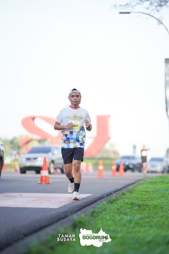 Race photo from Taman Budaya x BOGORUN 2025