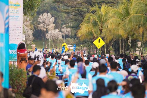 Race photo from Taman Budaya x BOGORUN 2025