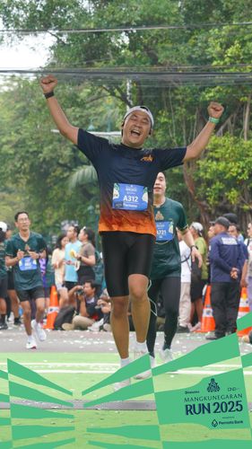 Race photo from Mangkunegaran Run 2025