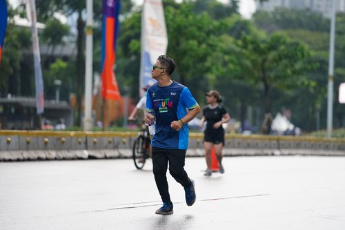 Race photo from Road to BAF Lions Run 2024
