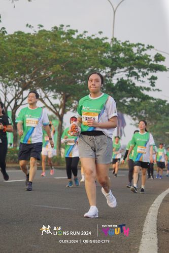 Race photo from BAF LIONS RUN 2024