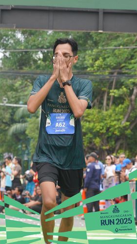 Race photo from Mangkunegaran Run 2025
