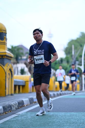 Race photo from KEMLU RUN 2025