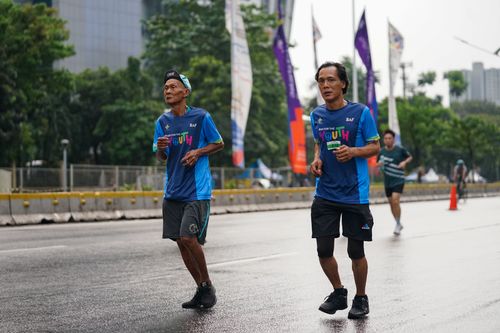 Race photo from Road to BAF Lions Run 2024