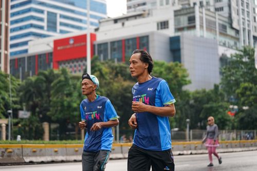 Race photo from Road to BAF Lions Run 2024