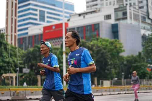 Race photo from Road to BAF Lions Run 2024