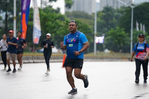 Race photo from Road to BAF Lions Run 2024