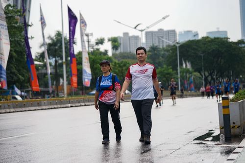 Race photo from Road to BAF Lions Run 2024