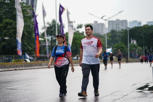 Race photo from Road to BAF Lions Run 2024
