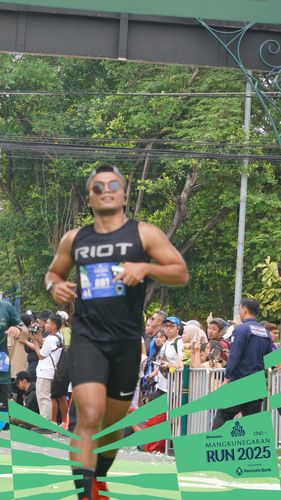 Race photo from Mangkunegaran Run 2025