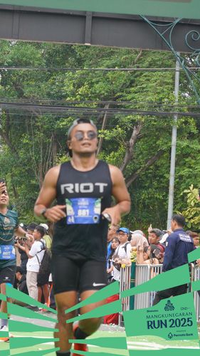 Race photo from Mangkunegaran Run 2025