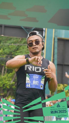 Race photo from Mangkunegaran Run 2025
