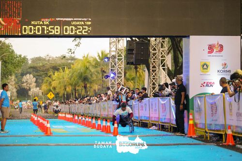 Race photo from Taman Budaya x BOGORUN 2025