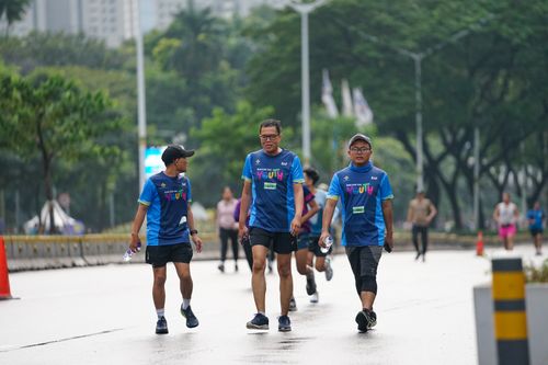 Race photo from Road to BAF Lions Run 2024