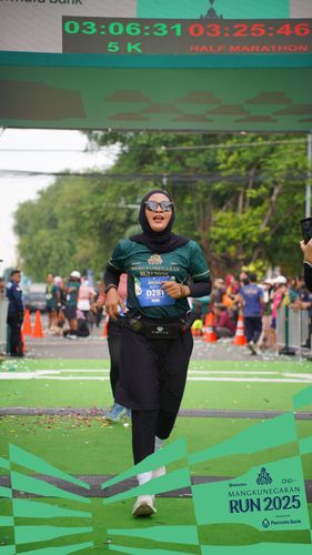 Race photo from Mangkunegaran Run 2025