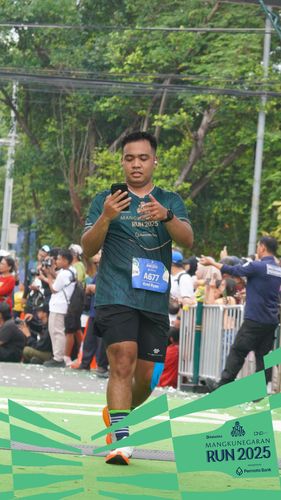 Race photo from Mangkunegaran Run 2025