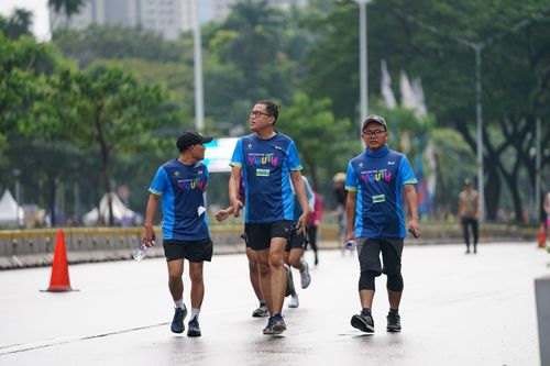 Race photo from Road to BAF Lions Run 2024