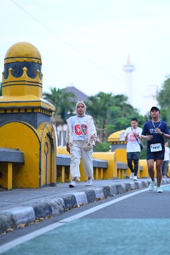 Race photo from KEMLU RUN 2025