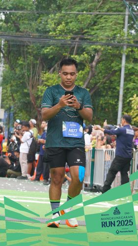 Race photo from Mangkunegaran Run 2025