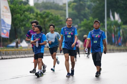 Race photo from Road to BAF Lions Run 2024