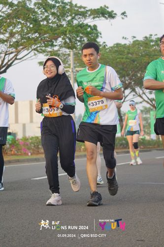 Race photo from BAF LIONS RUN 2024