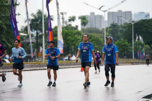 Race photo from Road to BAF Lions Run 2024