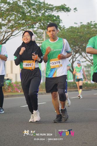 Race photo from BAF LIONS RUN 2024