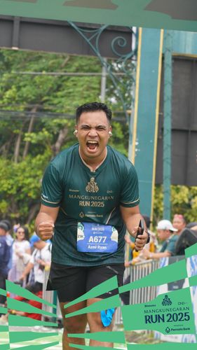 Race photo from Mangkunegaran Run 2025