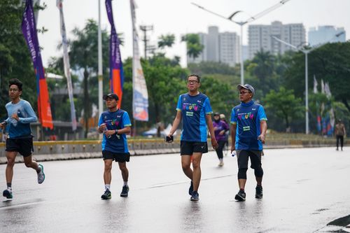Race photo from Road to BAF Lions Run 2024