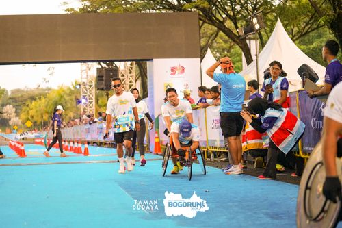 Race photo from Taman Budaya x BOGORUN 2025