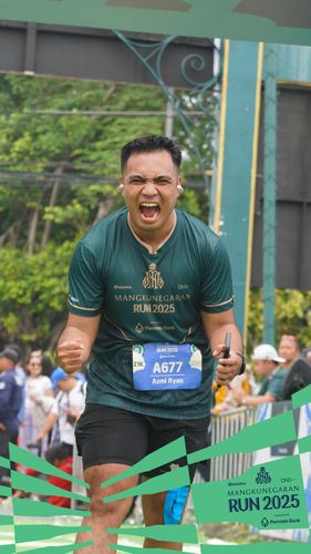 Race photo from Mangkunegaran Run 2025