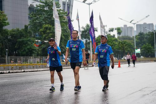 Race photo from Road to BAF Lions Run 2024