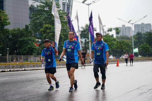 Race photo from Road to BAF Lions Run 2024