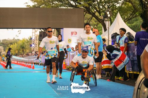 Race photo from Taman Budaya x BOGORUN 2025