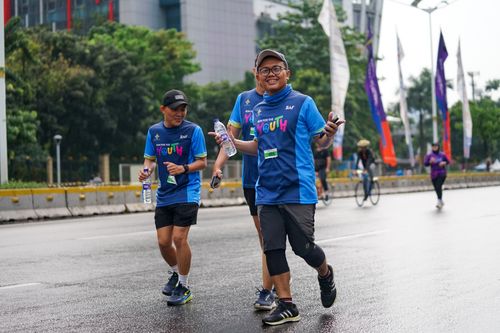 Race photo from Road to BAF Lions Run 2024