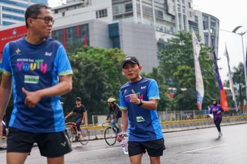 Race photo from Road to BAF Lions Run 2024