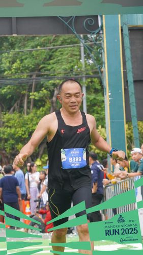 Race photo from Mangkunegaran Run 2025