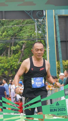 Race photo from Mangkunegaran Run 2025