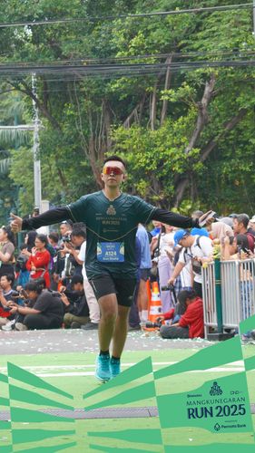 Race photo from Mangkunegaran Run 2025