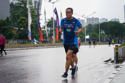 Race photo from Road to BAF Lions Run 2024