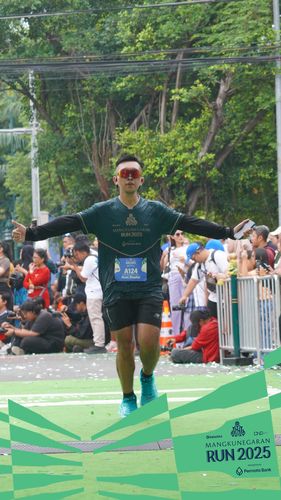 Race photo from Mangkunegaran Run 2025