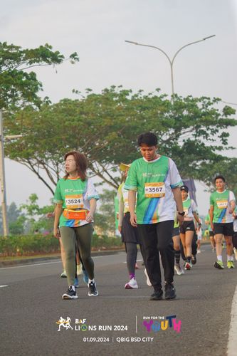 Race photo from BAF LIONS RUN 2024