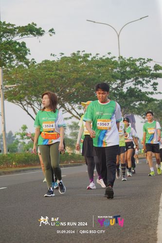 Race photo from BAF LIONS RUN 2024