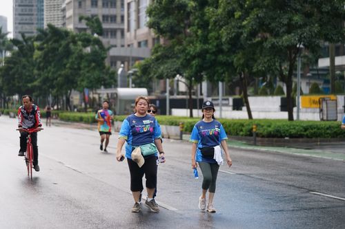 Race photo from Road to BAF Lions Run 2024